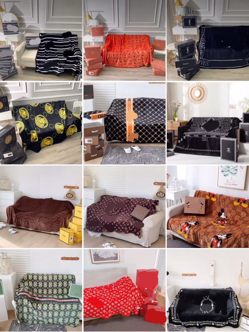 brand new 150x200cm Soft Designer Blanket Fashion Throws blankets Sofa Bed Plane Travel Plaids Towel gift for kid Adult