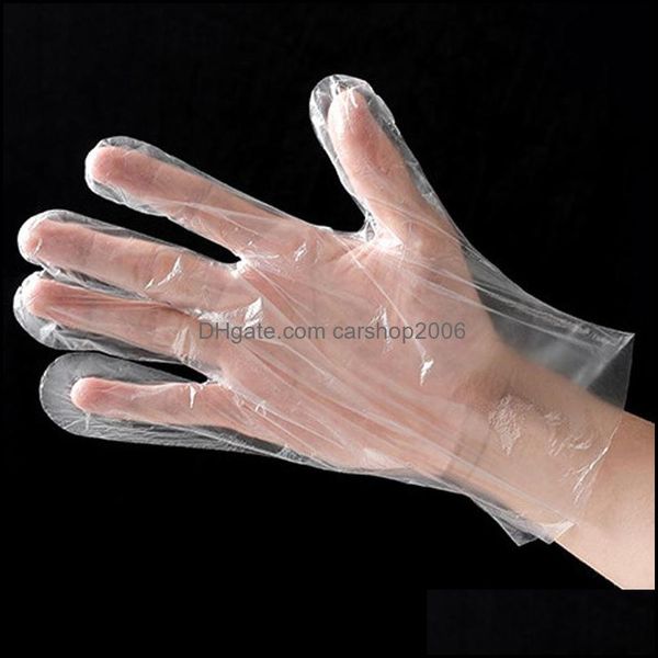 Disposable Dinnerware Kitchen Supplies Kitchen Dining Bar Home Garden 100Pcs-Lot Gloves For Cooking Dhdke