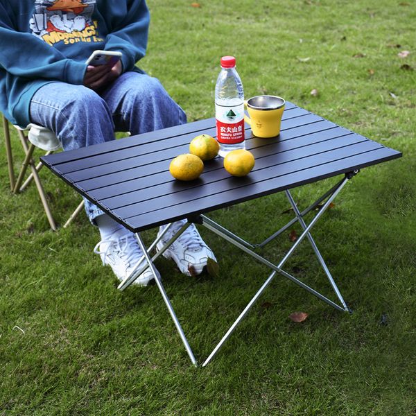 Garden Sets Picnic Portable Folding Camping table Aluminum Alloy Foldable Tables Outdoor Furniture rrffr