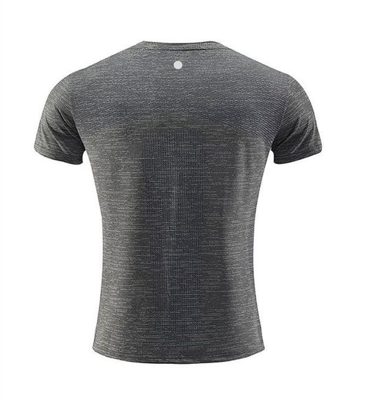 Shirts Men Outdoor New Fitness Gym Football Soccer Mesh Back Sports Quick-dry T-shirt Skinny Male