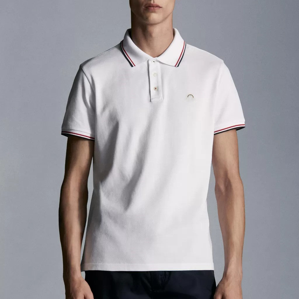 Men&#039;s Monclair Polo Shirts Designer Short Sleeve Cotton High Quality Luxury Classic Blue White Black US Large Size 3XL for men