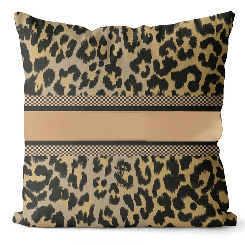 letter Lu 45x45cm designer pillow case cushion cover material classic printing pattern for home decoration throw