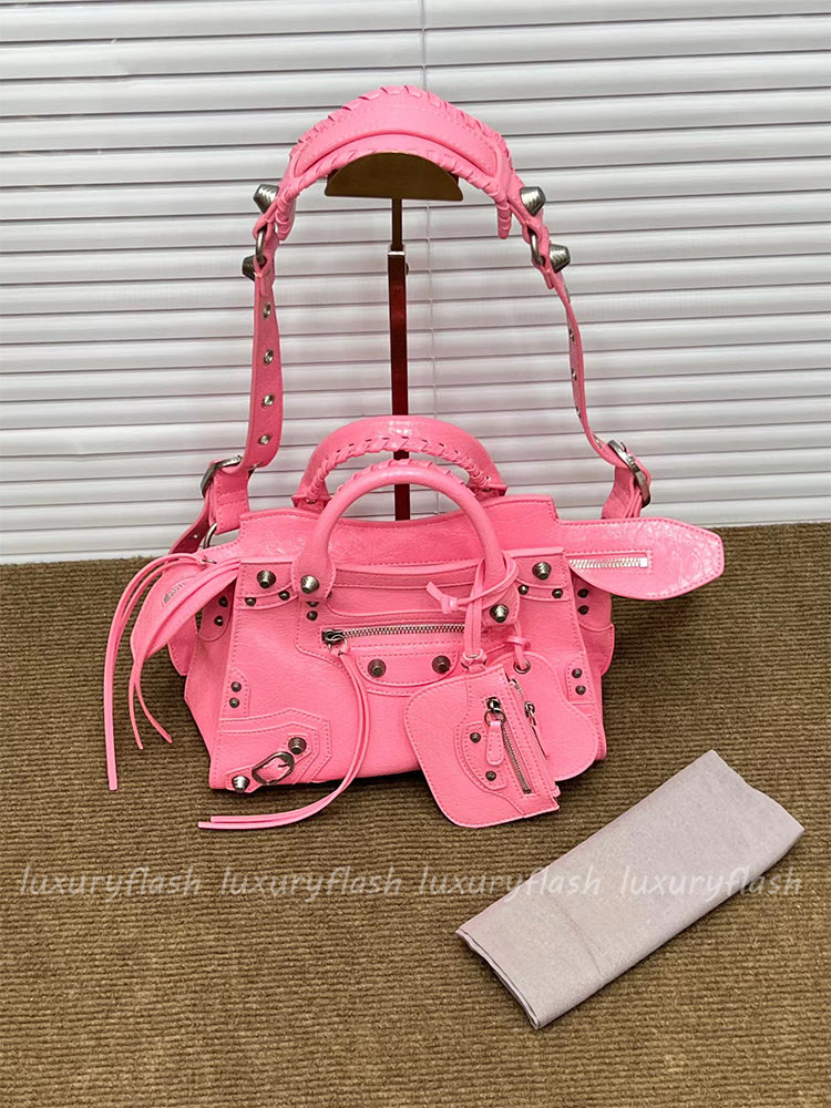 Women Designer Crossbody Bags Handbags Neo Genuine Leather Motorcycle Bag Paris Fashion Shoulder Tote Mirror Purses