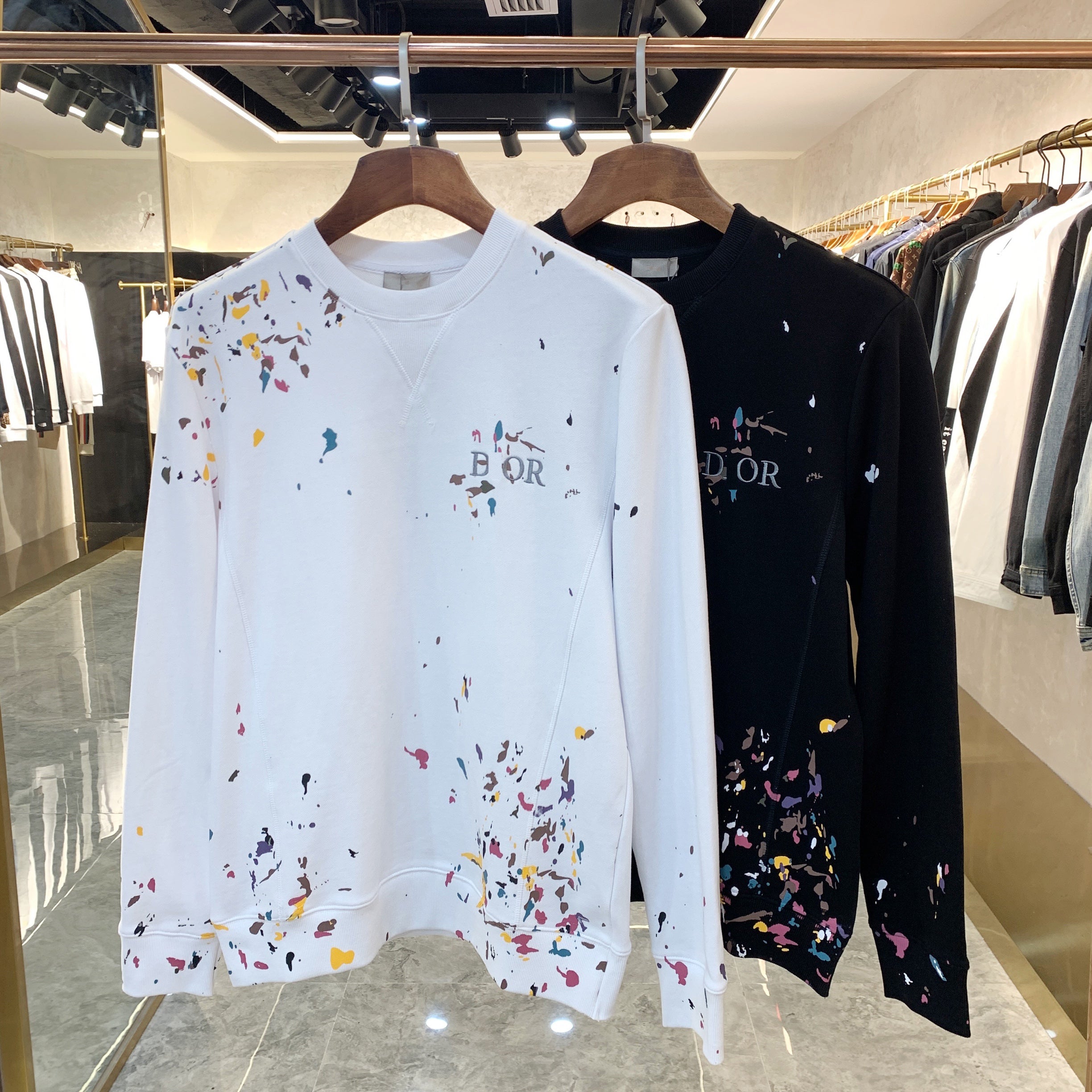 Designer Sweater Letter Printing Men Sweaters t shirt High Quality Casual Round Long Sleeve Embroidery Hoodies face north Jacket women mens L0125