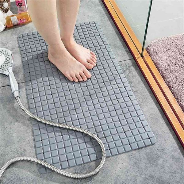 40x71cm Non-slip Bathroom Mat Safety Shower Bath Mat Plastic Colorful Point Bead Massage Pad Bathroom Carpet Bath Mat Dropship 210401