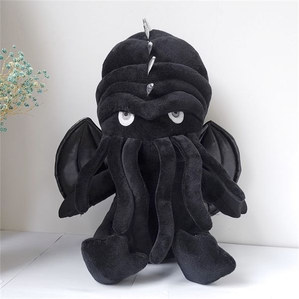 Great Cthulhu Plush Toy Dark Lord Krampus Behemoth Hydra Twitchy KILLSTAR Devil Doll Plush Behemoth Toys Black Trendy Dolls LJ201126