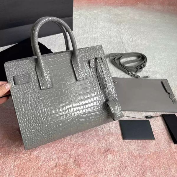 Crocodile Grain Bag Fashion Women Leather Luxury Alligator Handbag Shoulder Bags