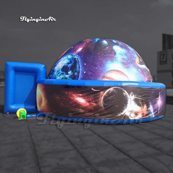 Portable Inflatable Dome Planetarium Tent Space Themed Marquee Air Blow Up Igloo For Outdoor Party Event