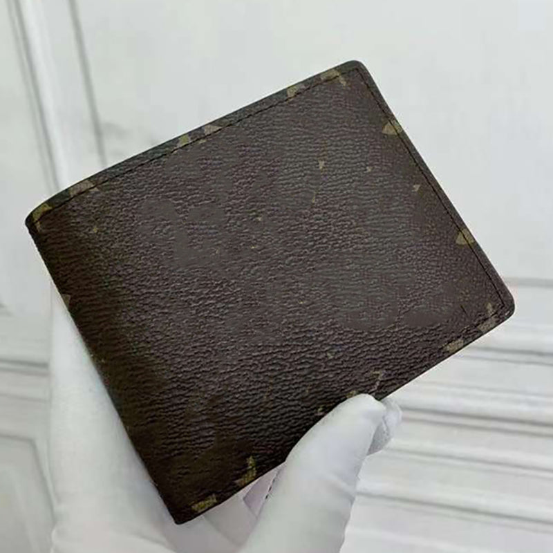 Classic Type Billfold For Woman Shopping Coin Purse High Quality Genuine Leather Wallet Card Holders Luxury Brand With Box