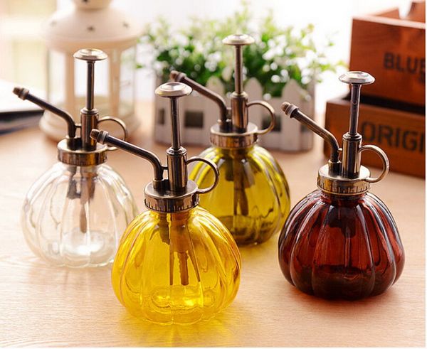 Watering Can Pot Retro Vintage Pumpkin Watering Can Pot Home Garden Plants Flowers Spray Bottle Irrigation Tool Flowers Spray Bottle