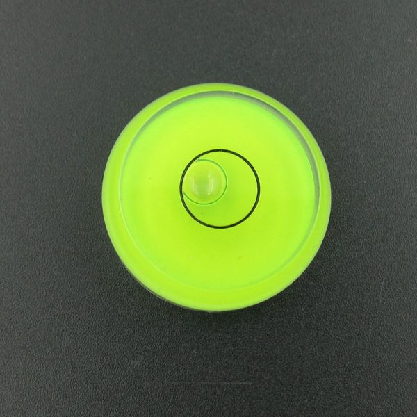 (25 pieces-Lot) 30*11mm Bullseye Circule Universal Level Bubble Green Color