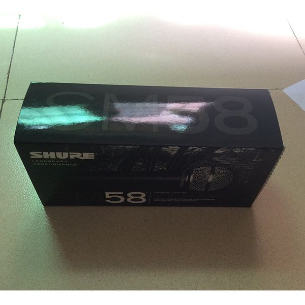 High quality version SM58LC vocal Karaoke microfone dynamic wired handheld microphone free shipping