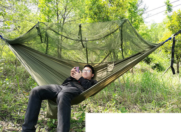 Tree and Shelters Easy Carry Quick Automatic Opening Tent Hammock with Bed Nets Summer Outdoors Air Tents Free shipping