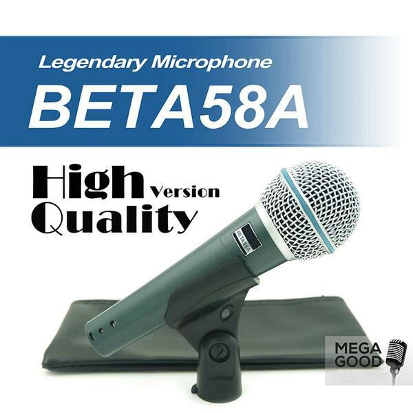 Sale High Quality Version Beta 58 a Vocal Karaoke Handheld Dynamic Wired Microphone BETA58 Microfone Mike Beta 58 A Mic