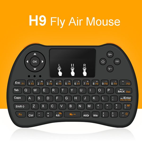 H9 Wireless Mini Keyboard VS Rii i8 Wireless PC Keyboards Fly Air Mouse Multi-Media Remote Control Touchpad Handheld For S905X X96 TV BOX