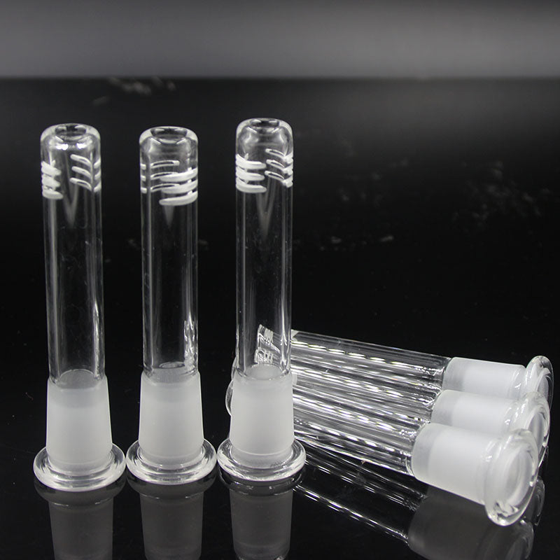 glass downstem diffuser-reducer 14.4mm 18.8mm Tube Stem Glass Downstems for glass bowl glass bong Smoking pipe