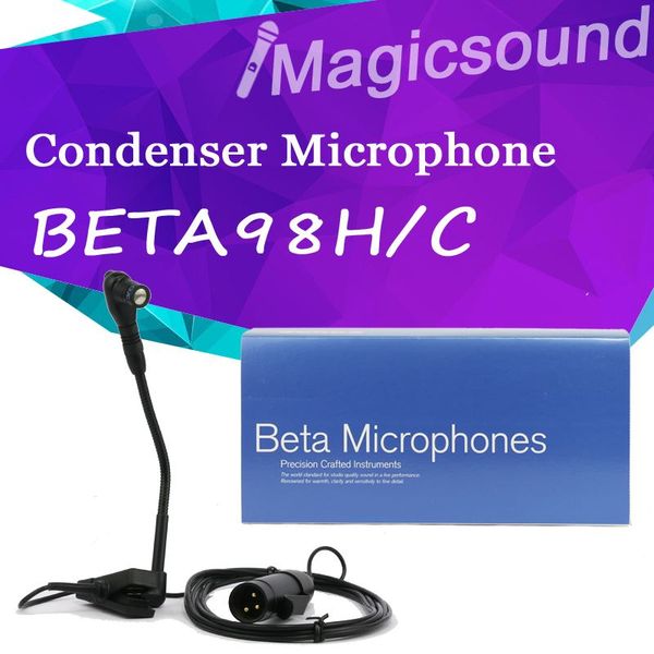 Top Quality!! Professional BETA98H-C Guitar Instrument Microphone system Use For Guitar BETA microphone 98H-C Brand New