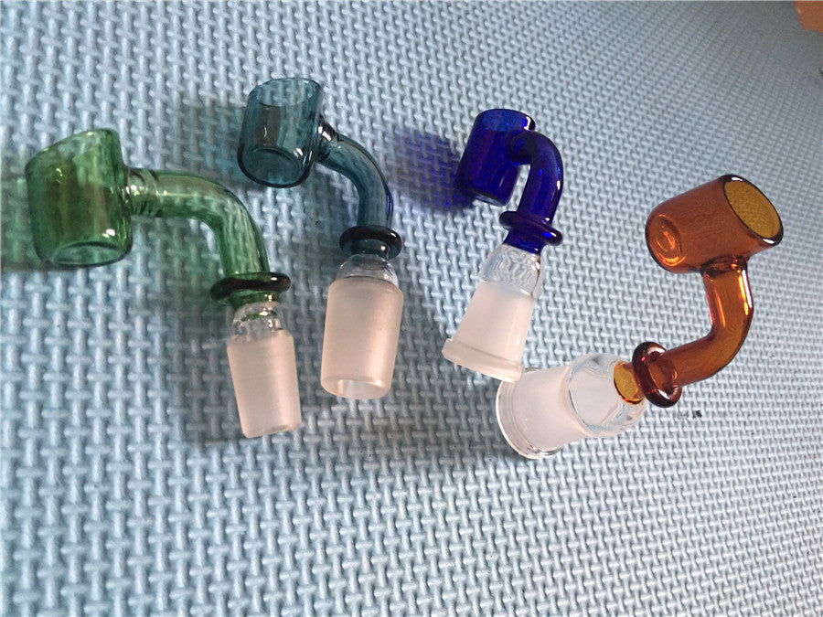 2mm thick Colorful 14mm-18mm male-female glass tobacco bowl for bongs water pipes smoking herb bowls for bongs