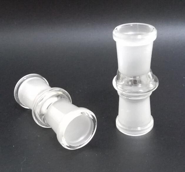 Clear Glass Bong Adapter 10mm Female to 14mm Female adapter connector 10mm to 14mm male for Glass bubbler Water