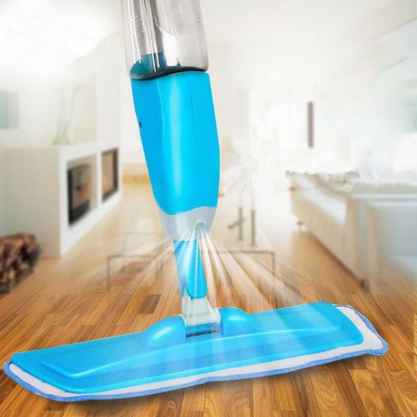 2017 new Water Spray Squeeze Magic Mops Floor Cleaning Multifunctional Aluminium Pole Microfiber Mop Household Cleaning Tools