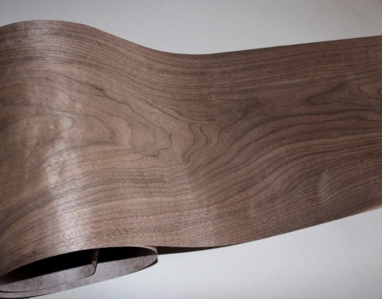 2PCS-LOT L:2.5Meters Width:18cm Thickness:0.2mm Home decorative Black Walnut Veneer Natural Wood Veneer Furniture Edge Strip