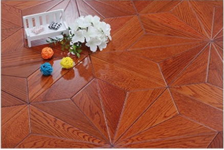 Red oak wood floor hardwood flooring parquet tile wallpaper effect furnitre home decor wall decal rugs carpet laminate PVC art marquetry woodworking