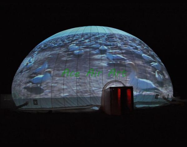 wholesale Outdoor Giant Portable Inflatable Projectable Planetarium Dome Tent with Free Blower for Exhibition on Sale