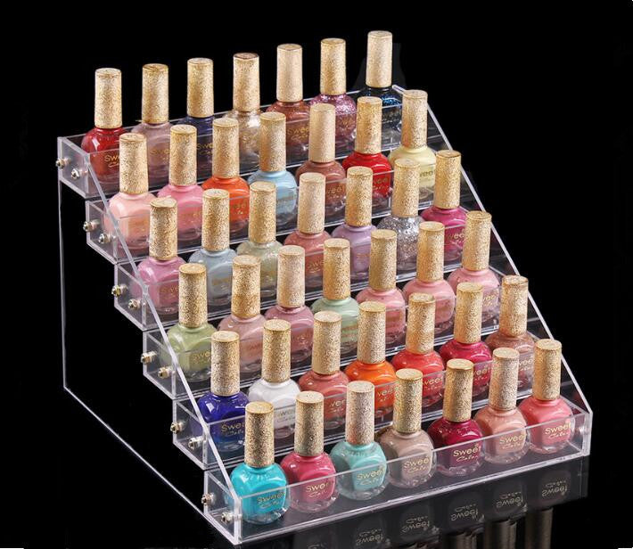Multifunction Makeup Cosmetic display stand Clear Acrylic Organizer Mac Lipstick Jewelry cigarette Display Holder Nail Polish Rack