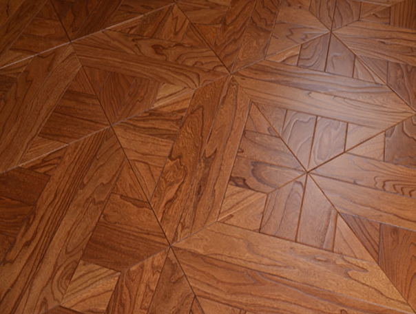 Oak engineered hardwood flooring wooden floor medallion inlay marquetry bedroom household home decoration livingmall carpet decor room Furniture cov