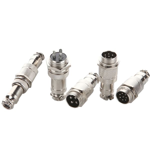 5 Sets-Lot 8 Pin GX16-8 Aviation Plug Socket GX16 Series Air Docking Connector 16M Cable Male and Female 8P Connectors High Quality