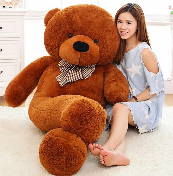 160CM large giant stuffed big animals kid baby dolls life size teddy bear girls toy gift for children