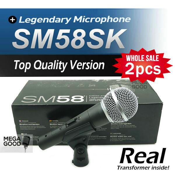 microfono 2pcs Top Quality Version SM 58 58S SM58S Vocal Karaoke Handheld Dynamic Wired Microphone Real Transformer Inside free mikrafon