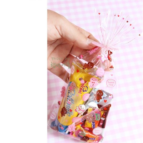 DIY 200pcs-lot cute snowmans open top Snack bags Gift Wrap -Lovely Biscuits Bread Cookie Bag 11*23cm Wholesale