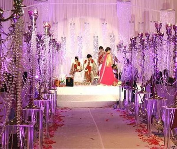 stand only )Wedding table Vase Acrylic Centerpiece For Wedding Table