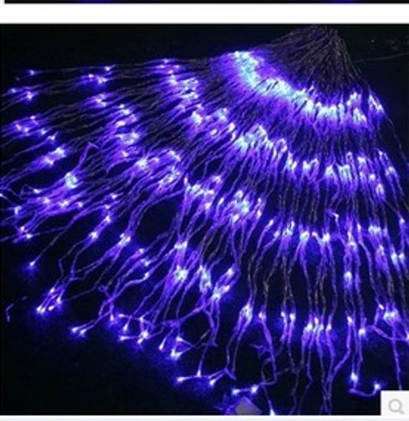 Running Water lights 336 LED bulbs 3M*3M Curtain Light Christmas ornament light,Fairy Wedding Flash lights waterproof light IP55