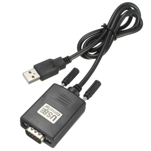 500pcs USB to 9 Pin RS232 RS-232 serial port com adapter cable converter Y-105 USB to Dual Chip DB9 GPS PL2303 + ADM211 1M - 3ft