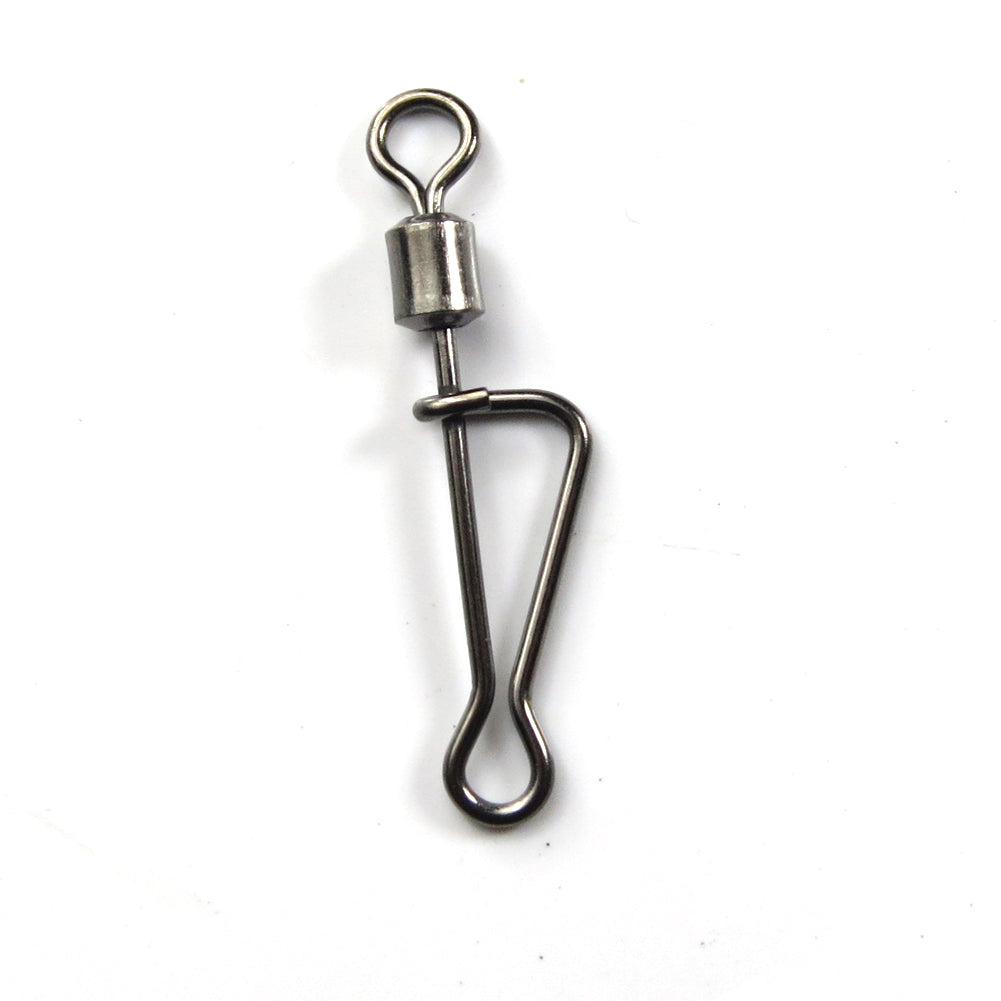 200 pieces-lot Fishing swivels swing italian snap bass fishing tackle fly fishing equipment connector