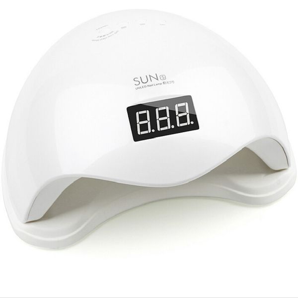 48W LED Dryer SUN5 Nail Lamp With LCD Display Auto Sensor Manicure hine for Curing UV Gel Polish 2 Mode