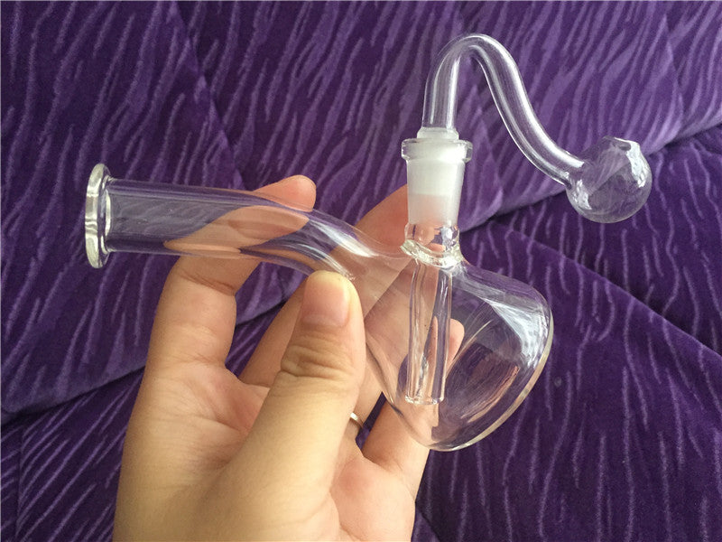 Small oil burner water Rig mini Glass Bongs Glass Bubbler Bong Ash Catcher Smoking Water Pipes Oil Rigs dab rig birdcage perc heady