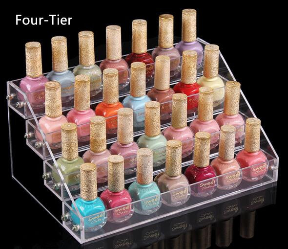 Multifunction Cosmetics Jewelry Display Shelf Acrylic Makeup Organizer Lipstick Face Cream Glasses Frame Mask Lipstick Nail Polish Rack