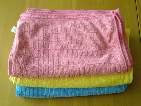 Microfiber Cleaning cloth 24x32cm 320gsm New 2014 Novelty households wipe Dust Cloth kitchen towel Rag Car care Free Ship