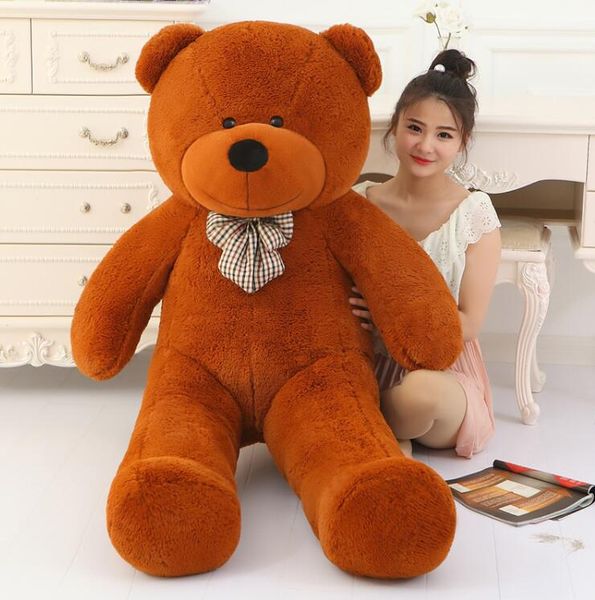 Sale Big giant teddy bear 160cm 180cm 200cm life size large huge big plush stuffed toy dolls girl birthday valentine gift
