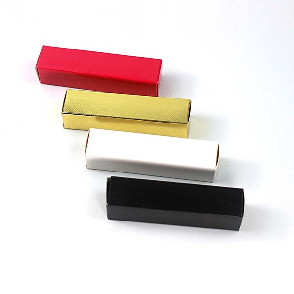 Lip gloss tube Paper box glaze hose pink packing carton Cosmetics eyeliner pencil mascara empty Package case small long thin boxes customize