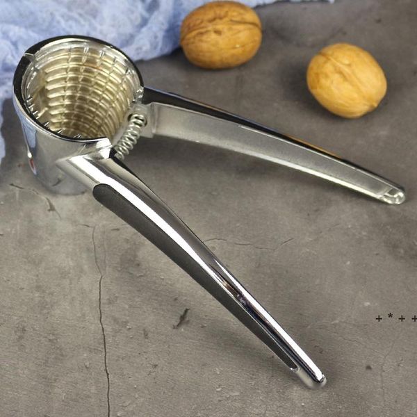 Heavy Duty Chrome Plating Zinc Alloy Walnut Clips Tool Nutcracker Funnel Type Cracking Almond Pecan Hazelnut Filbert Sheller By Sea 0528
