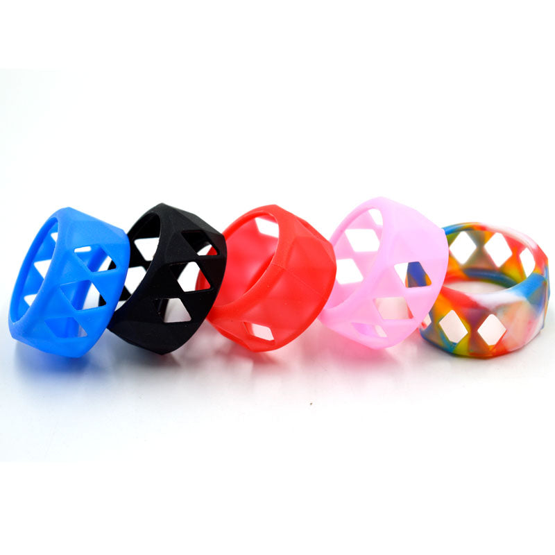 Silicone Case Decorative Protection Non-slip Bottles Band Ring For Bulb Bubble Glass Tube Tank Cover Protective Universal Pyrex Fat Boy