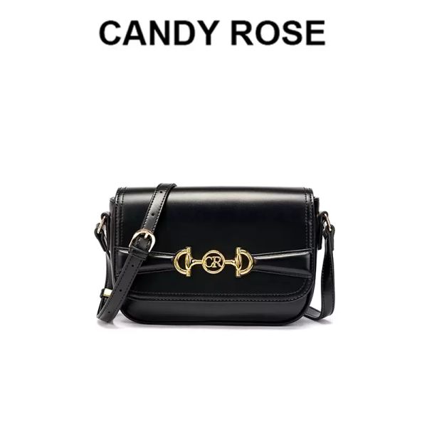 HBP CandyRose single shoulder bag website authentic CR horse bit buckle clamshell oblique satchel classical joker across armpit pack 2021