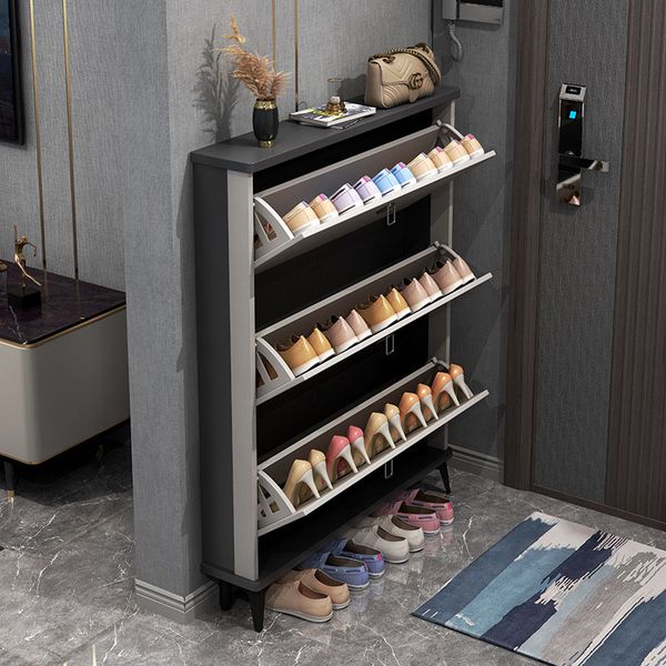 The entrance Furniture door is facing, light luxury net red, extremely narrow shoe cabinet, small size doorway
