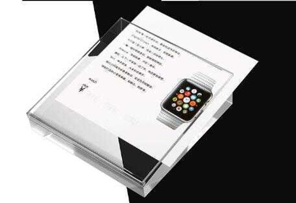 A6 Crystal Acrylic Tag Price Tickets Price Label Sign Card Poster Frame Desktop Cellphone Function Indicator Frame Picture Photo Frame Cover