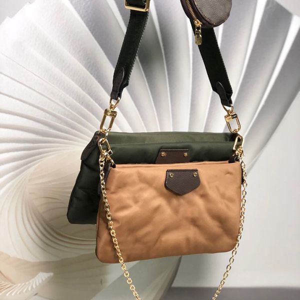 Designer Composite Bag 10A Mirror quality Shoulder Bags Genuine Leather Chain Bag With Box L131