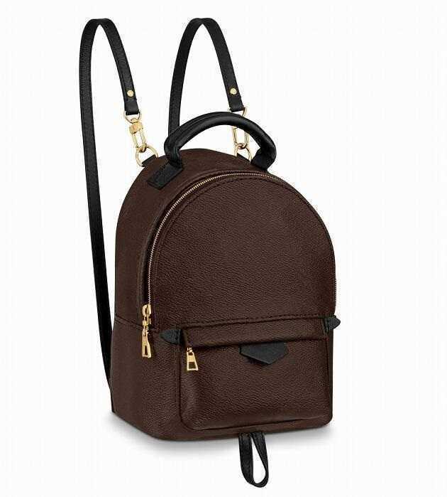 Top High Quality Fashion Pu Leather PALM SPRINGS Mini Size Women Bag Children School Bags Backpacks Style Spring Lady Backpack Travel HandBa